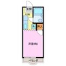 グリーンハイムＴ 1Kの間取り