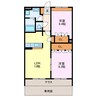 サンライズＫ 2LDKの間取り