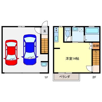 間取図 Ｊ－Ｓｔｙｌｅ枇杷島Ａ棟