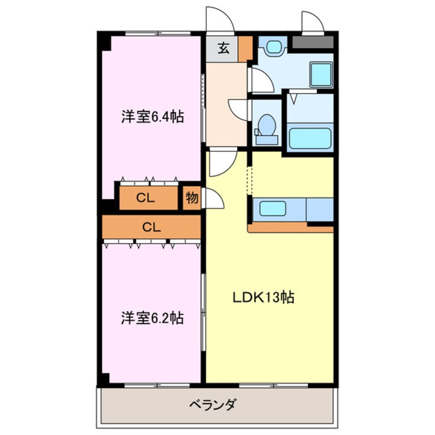 間取図 サンタプレイス
