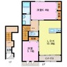 コンフォール 2LDKの間取り
