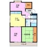 シャトー五才美 3DKの間取り