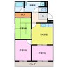 シャトー五才美 3DKの間取り
