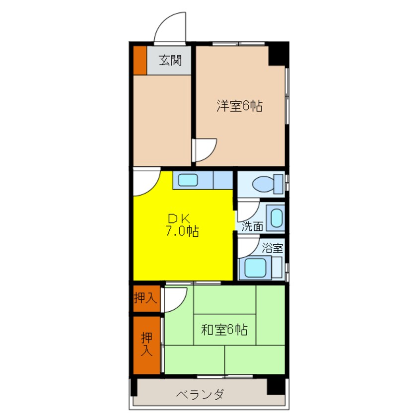 間取図 豊月マンション