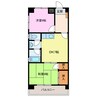 豊月マンション 2DKの間取り