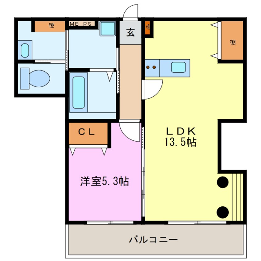 間取図 やすいコーポ