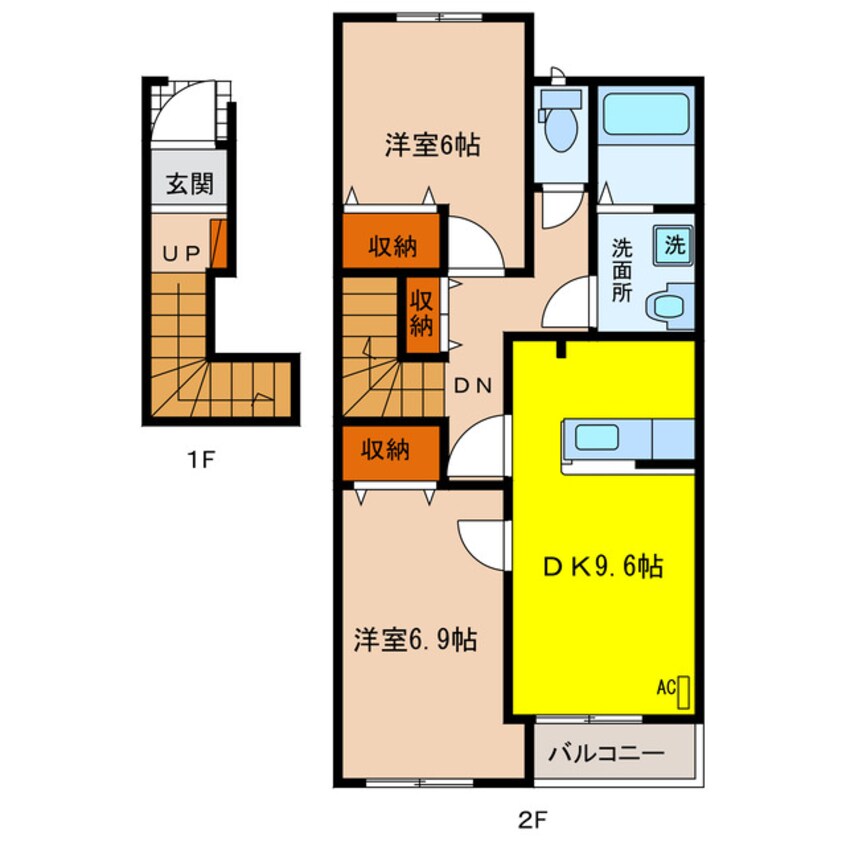 間取図 プチ　ヴィラージュⅡ