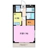 メルシー寿E 1Kの間取り