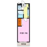 Casa　Inaba 1Kの間取り