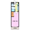 Casa　Inaba 1Kの間取り