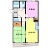 メルシー寿H 2DKの間取り