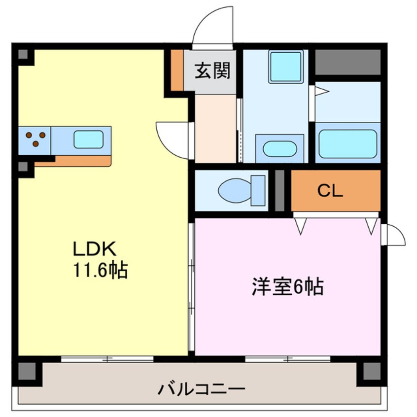 間取図 ルチェソラーレ