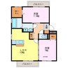 シャルマン 2LDKの間取り