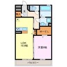 シクリア丸の内 1LDKの間取り