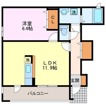 間取図 カーサヌエボ