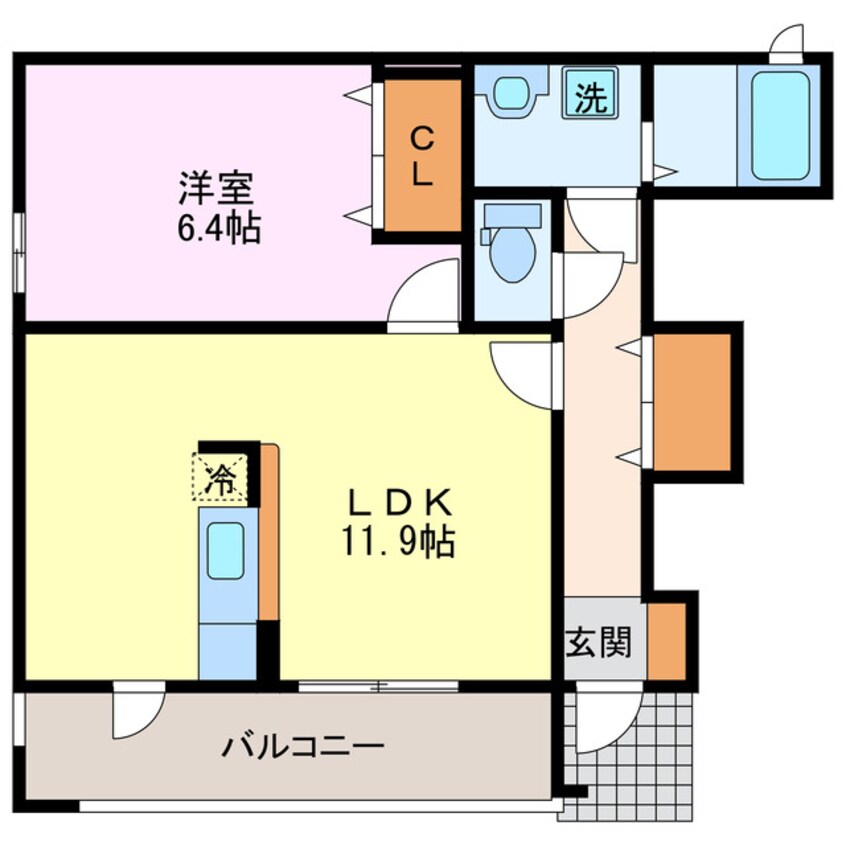 間取図 カーサヌエボ