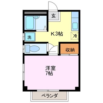 間取図 コーポユタカ