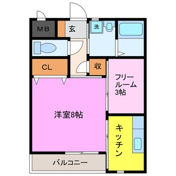 間取図 ブリーゼＭⅠ