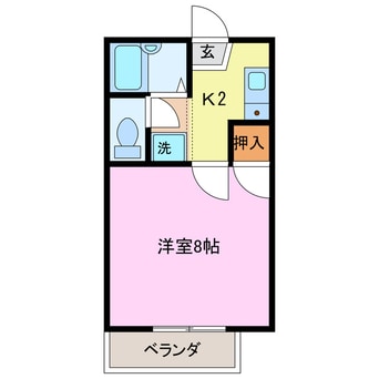 間取図 東海道本線/稲沢駅 徒歩7分 1階 築33年