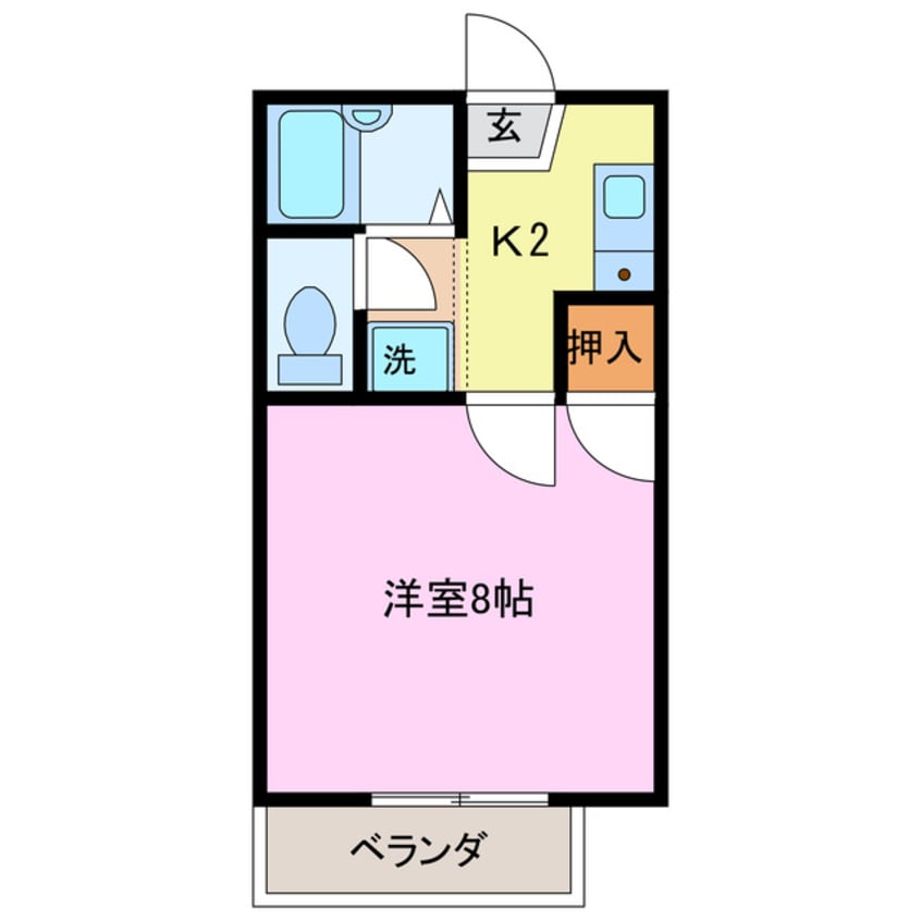 間取図 東海道本線/稲沢駅 徒歩7分 1階 築33年