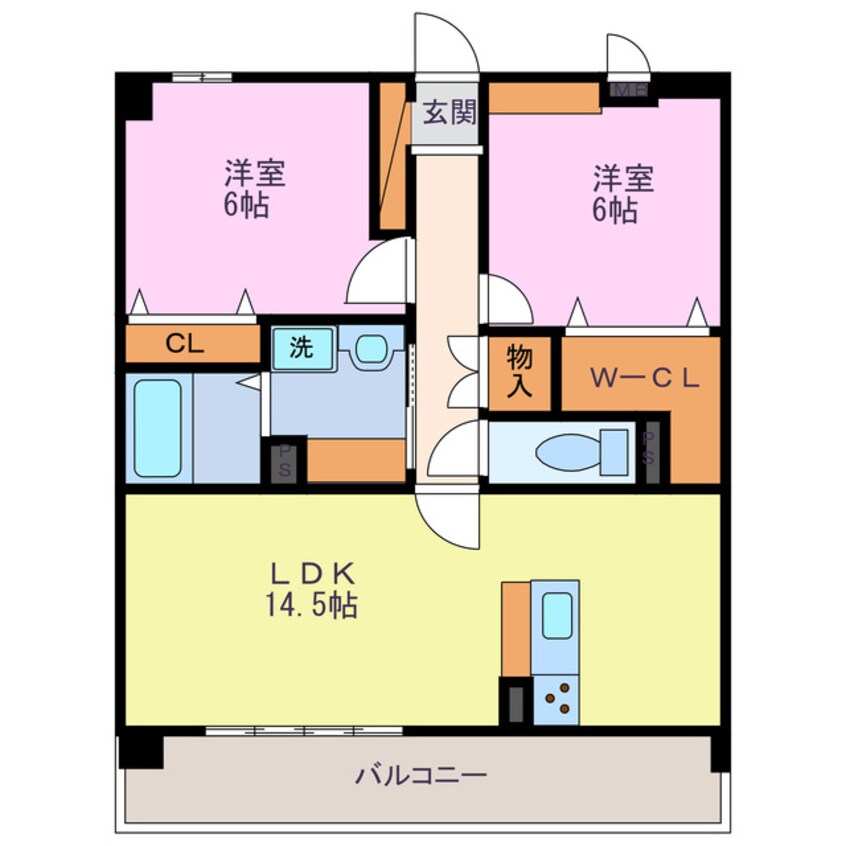 間取図 アルバグランデ