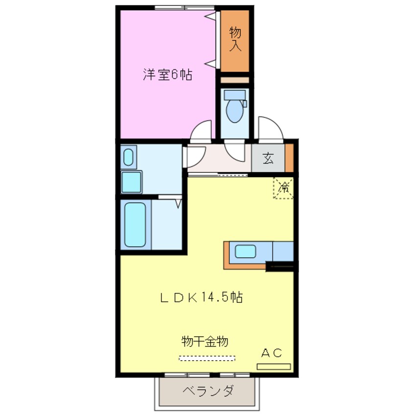 間取図 シエルコートⅢ