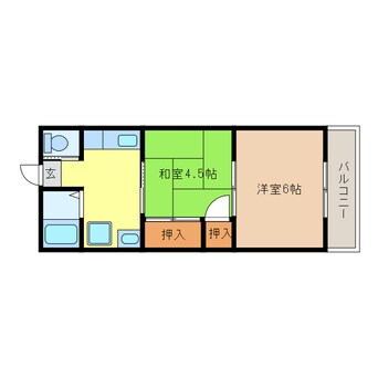 間取図 第２コーポ分地