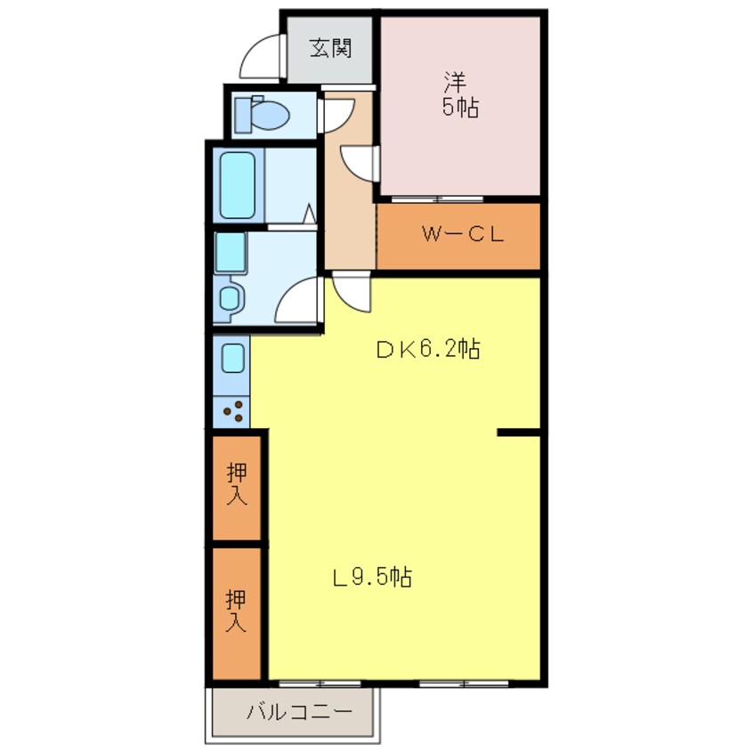 間取図 ハイツ正明寺