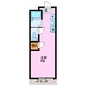メゾンアップル 1Rの間取り