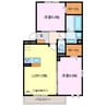 ラ　メゾン　スプラウツ 2LDKの間取り