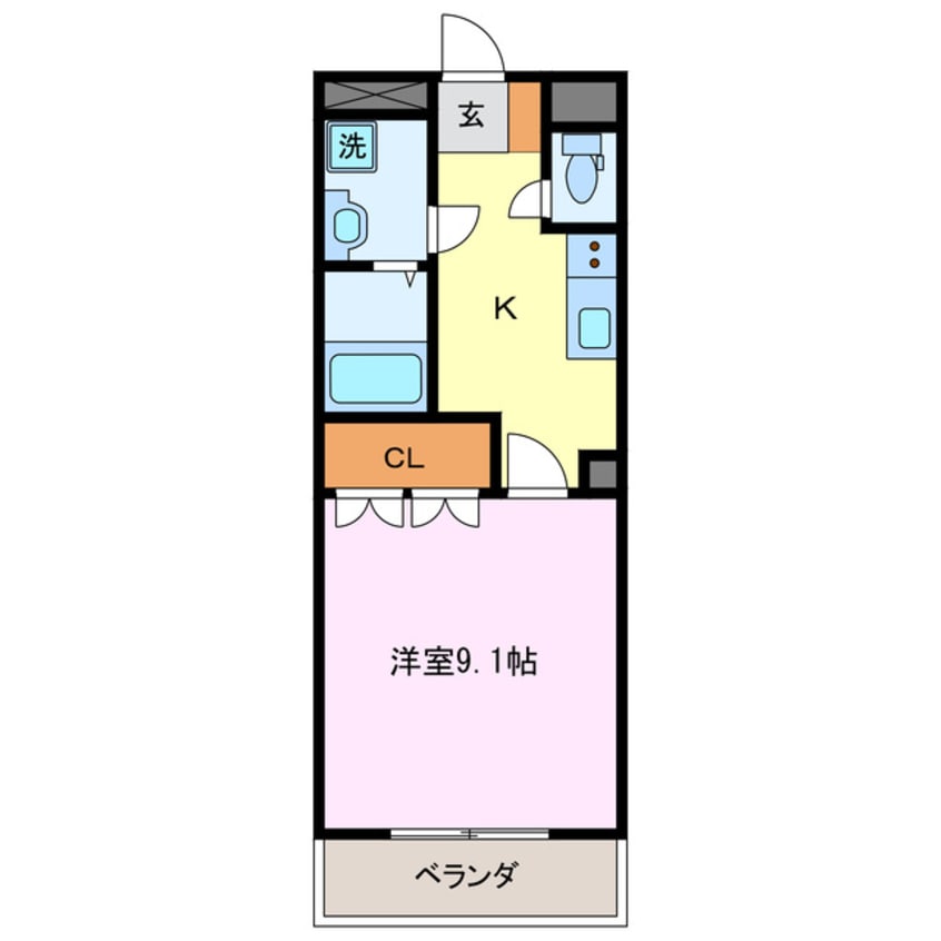 間取図 プライムガーデン