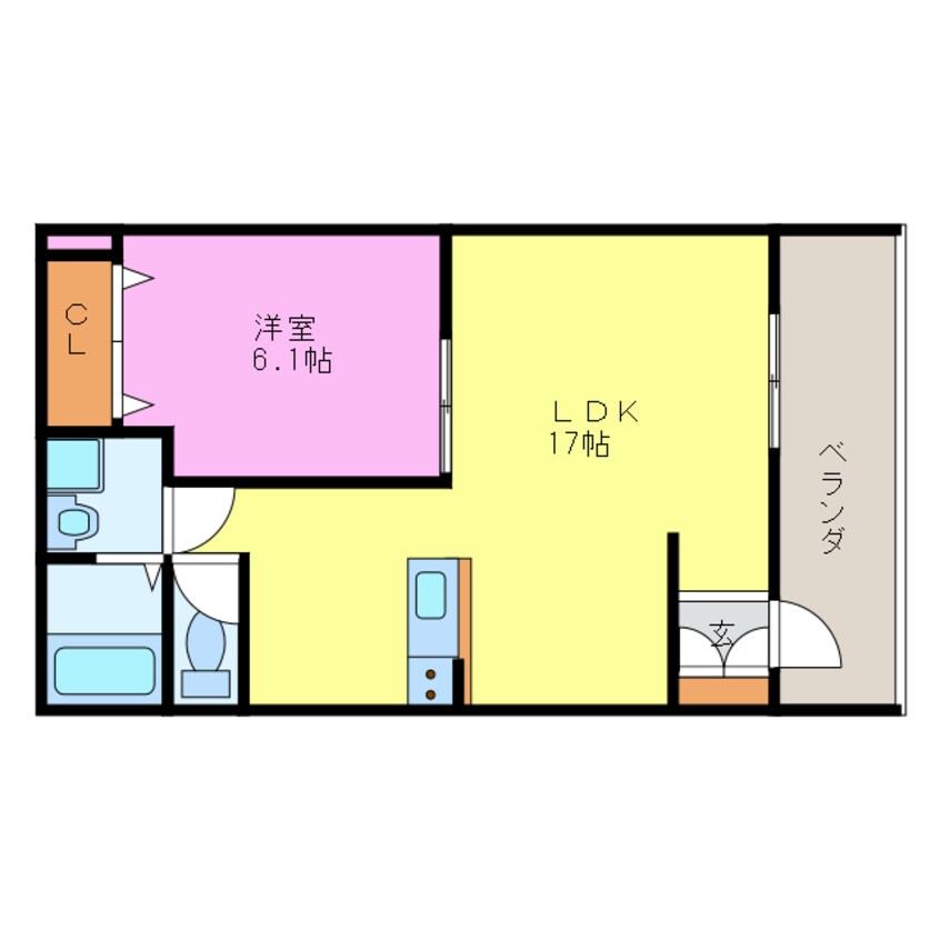 間取図 メゾン苺