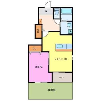 間取図 アメニティーハイツ