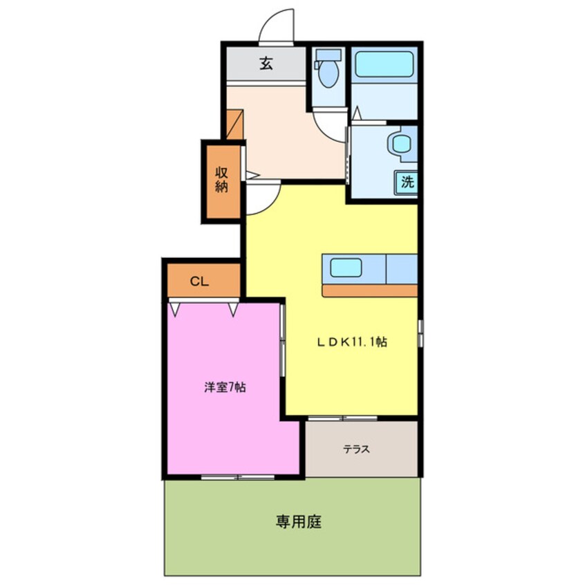 間取図 アメニティーハイツ
