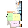 ケアンズロイヤル 2DKの間取り