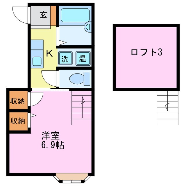 間取り図 ションテ・ファオン・大野木