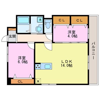 間取図 アヴニール・ヒラ