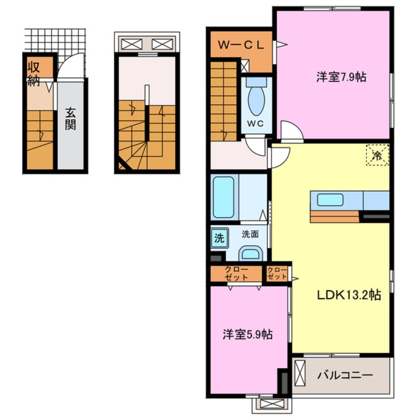 間取図 ベル熊之庄