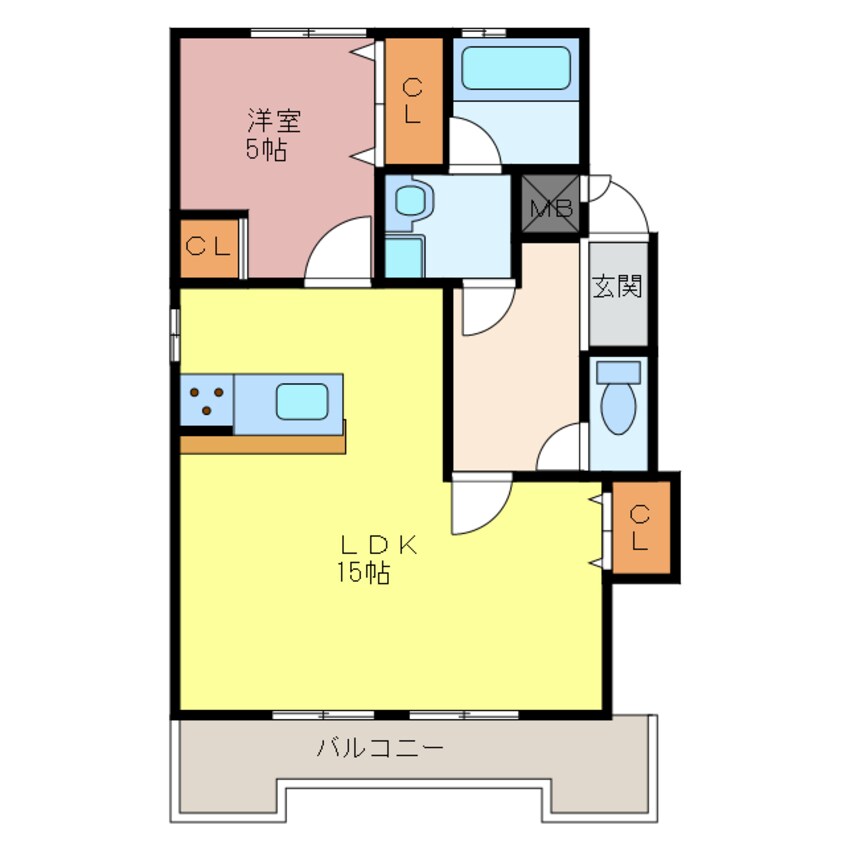 間取図 ハイツ高御堂C棟