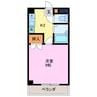 サンアヴェイル国府宮 1Kの間取り