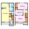 オーク城北Ｃ 3LDKの間取り