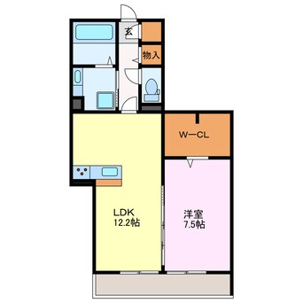 間取図 エトワール古城