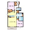 アクシス 2LDKの間取り