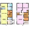 コテージハウス春日高畑　西棟 3LDKの間取り