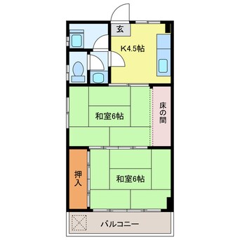 間取図 尾関ビル