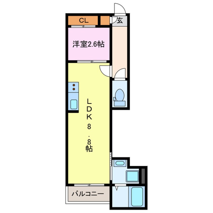 間取図 ＲＥＧＡＬＥＳＴ下小田井