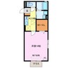 クレールメゾン 1Kの間取り