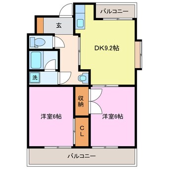 間取図 坂井戸マンション