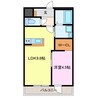 ソアール・エルク 1LDKの間取り