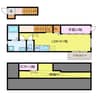 ＲａｄＩＡｎｃｅ二ツ杁 1LDKの間取り